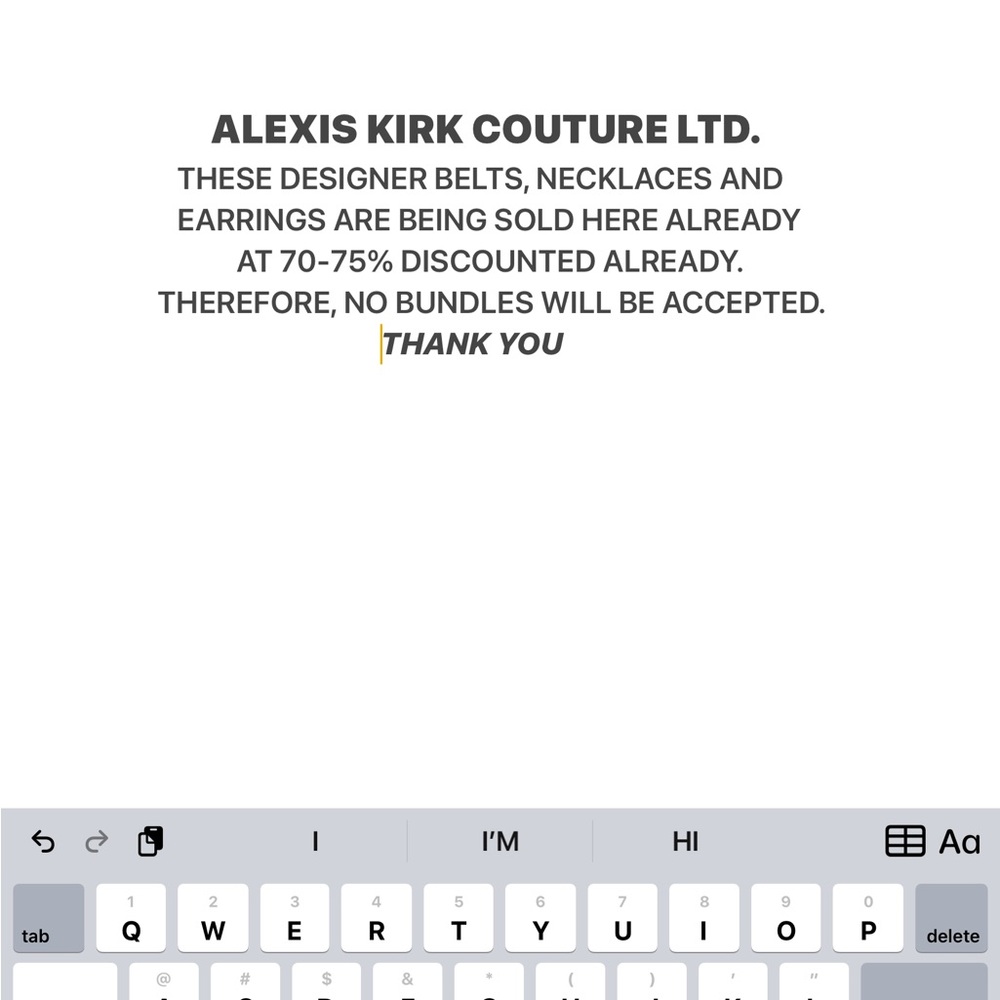 ALEXIS KIRK COUTURE LTD. - Picture 7 of 7